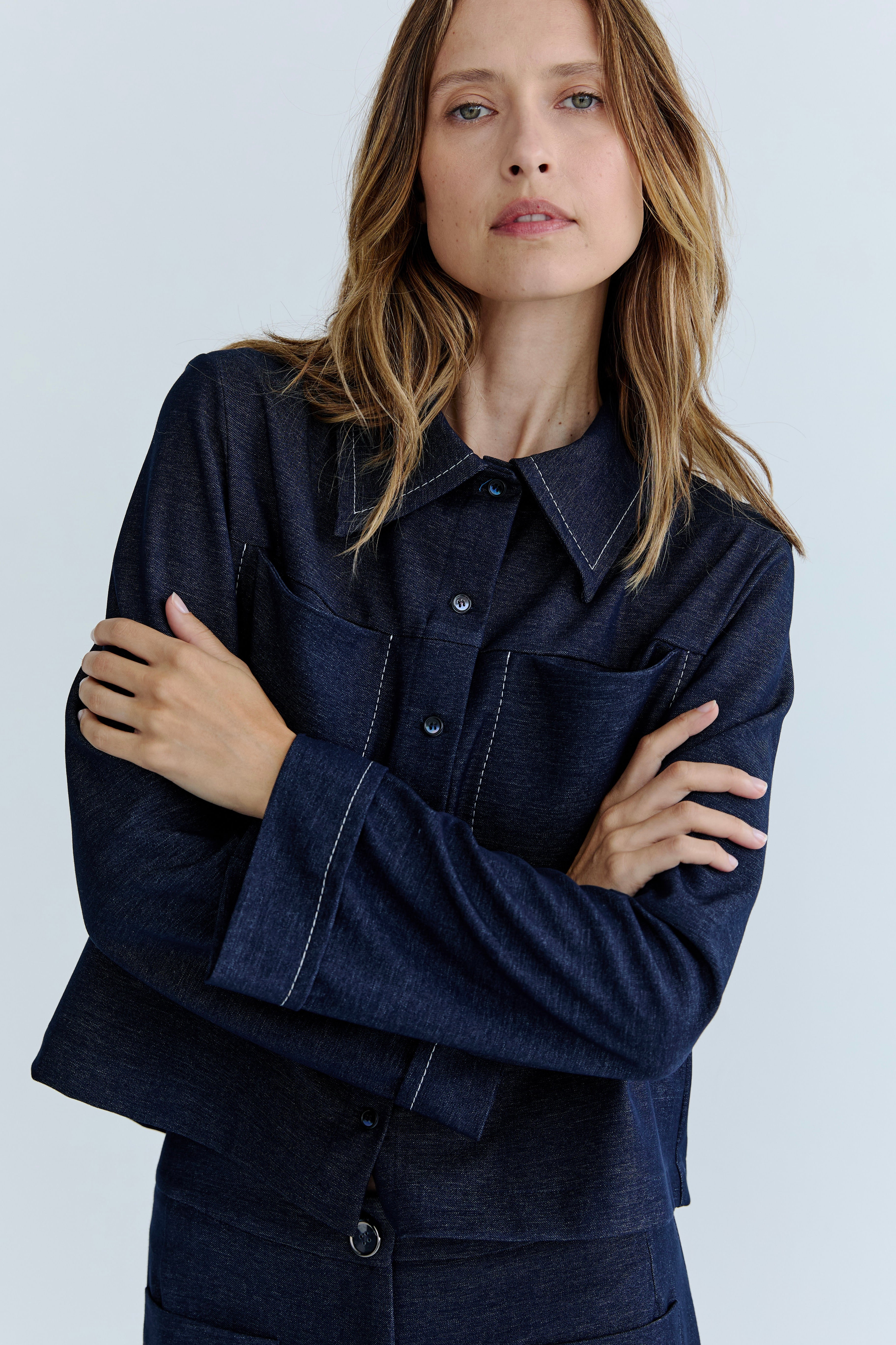 Lottie Shirt - Indigo