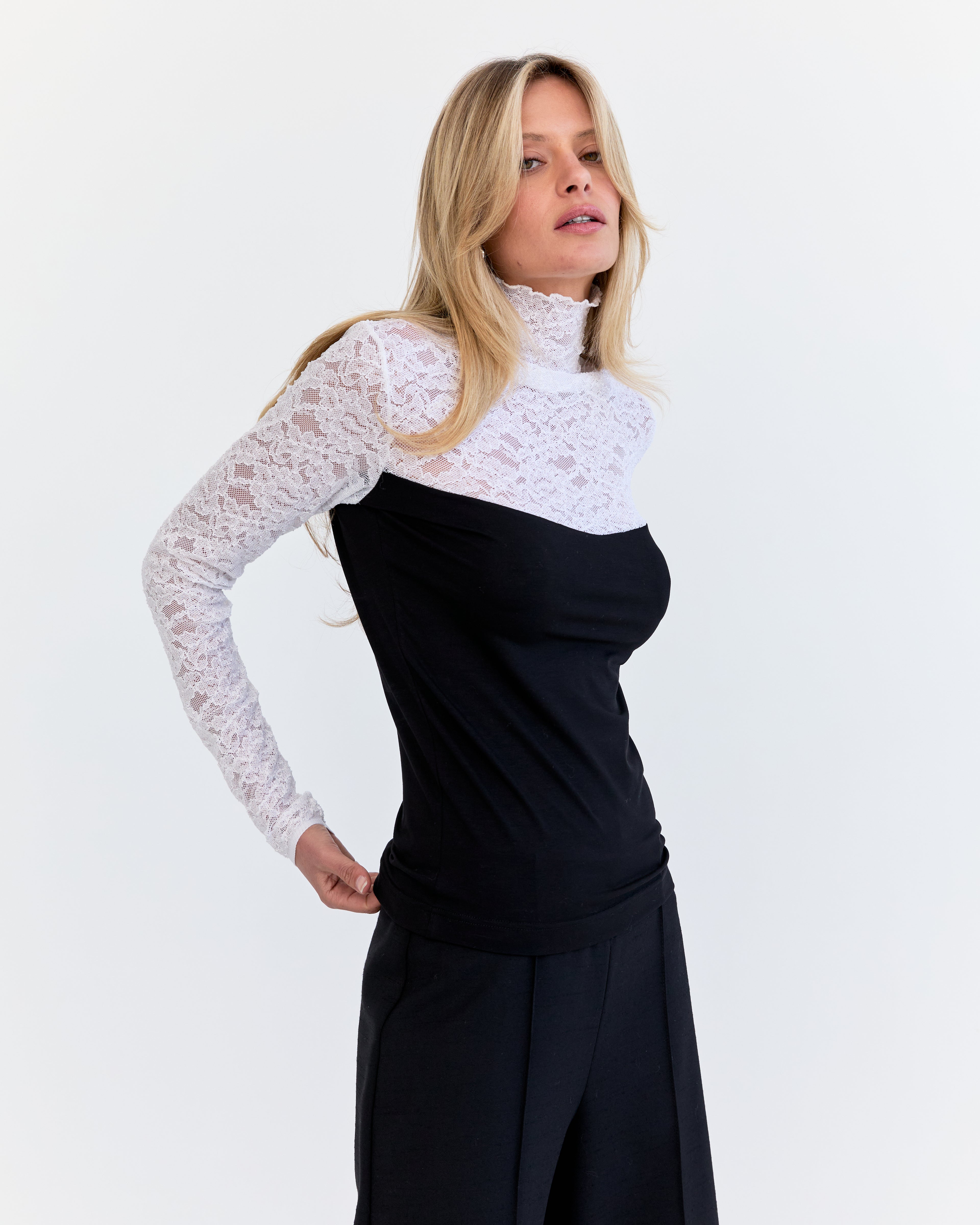 Josephine Tailored Suit Short - Black Wool