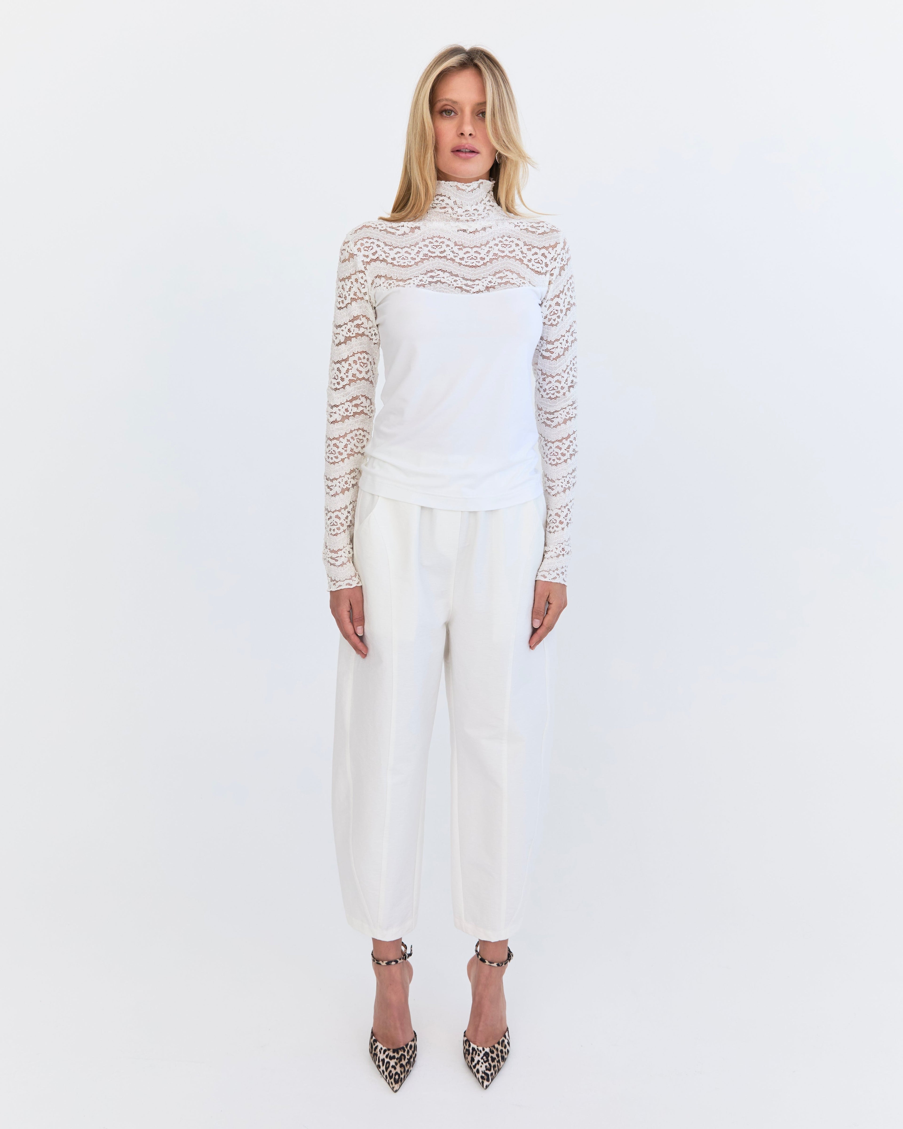 Agnes Pant - Ivory