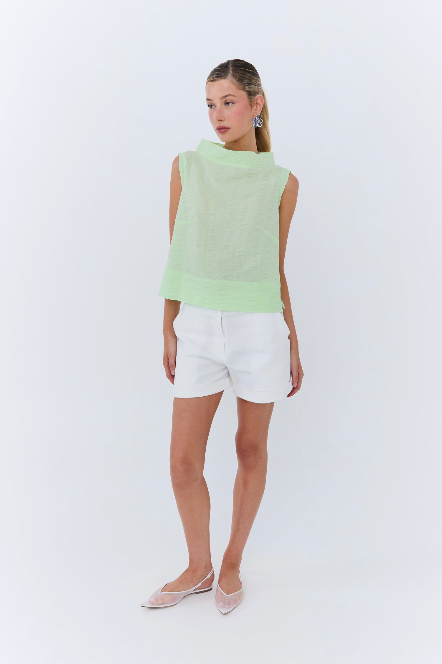 Madelaine Short - White Drill