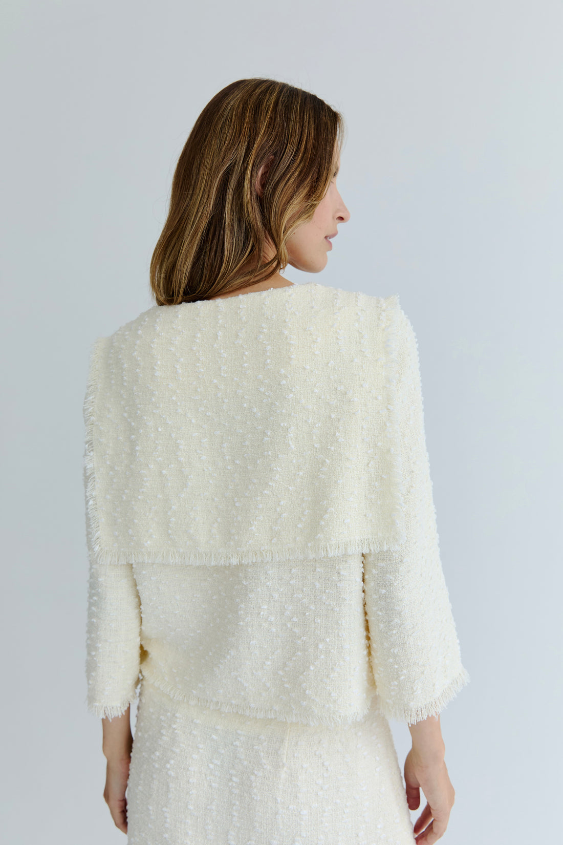 Gabrielle Collared Top - Butter Cream
