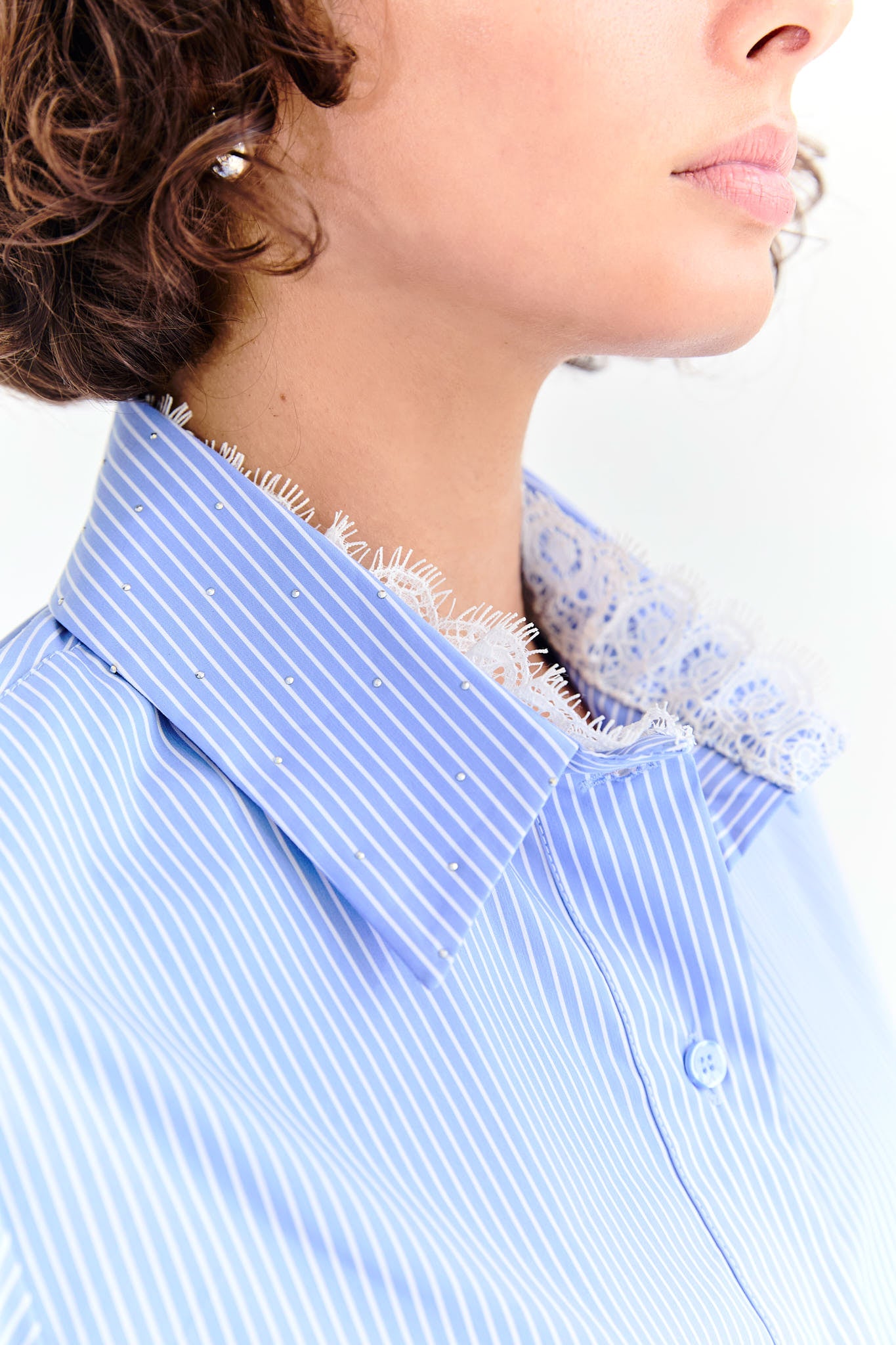 English Dress.2 - Blue Stripe