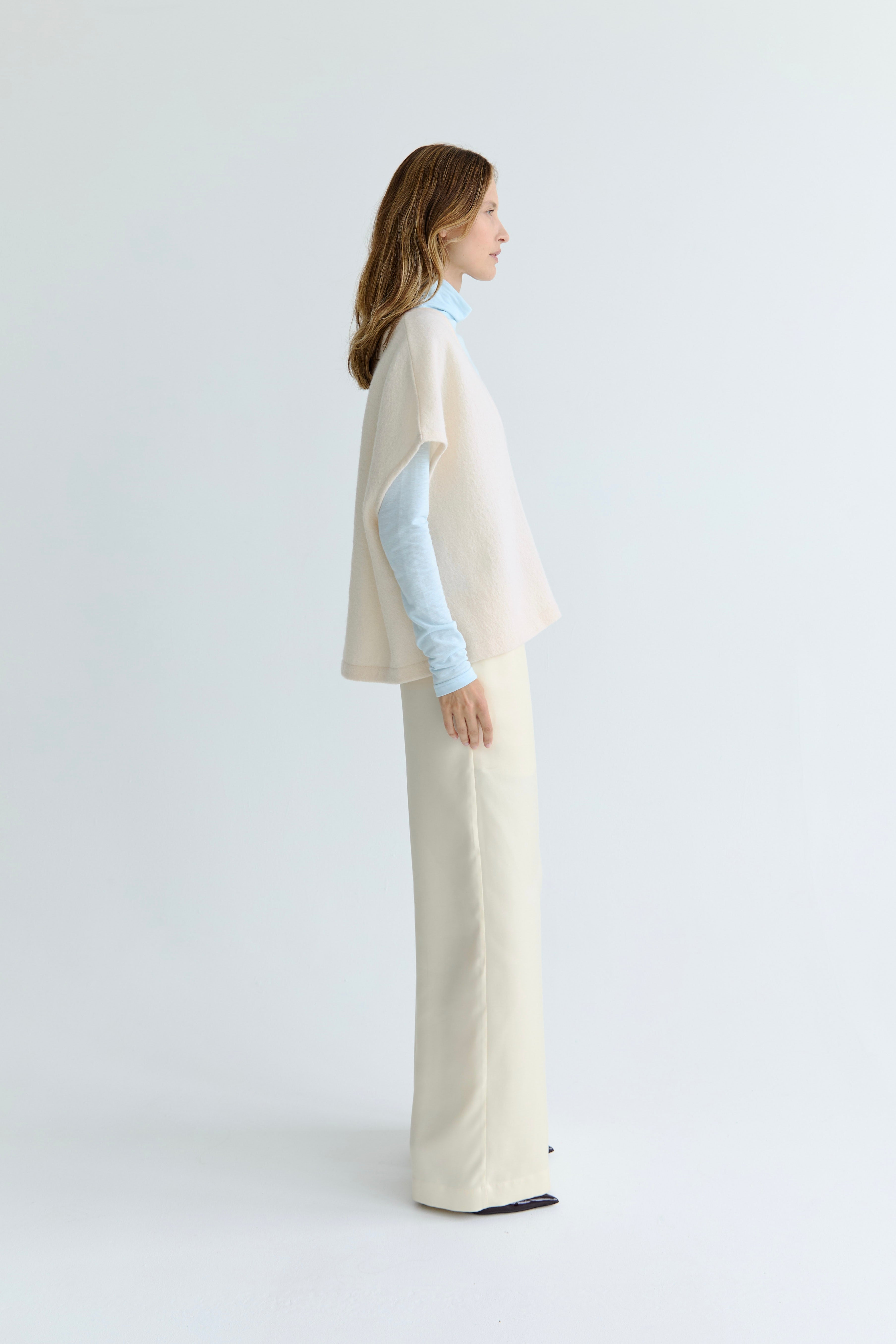 Antoine Wool Vest - Vanilla