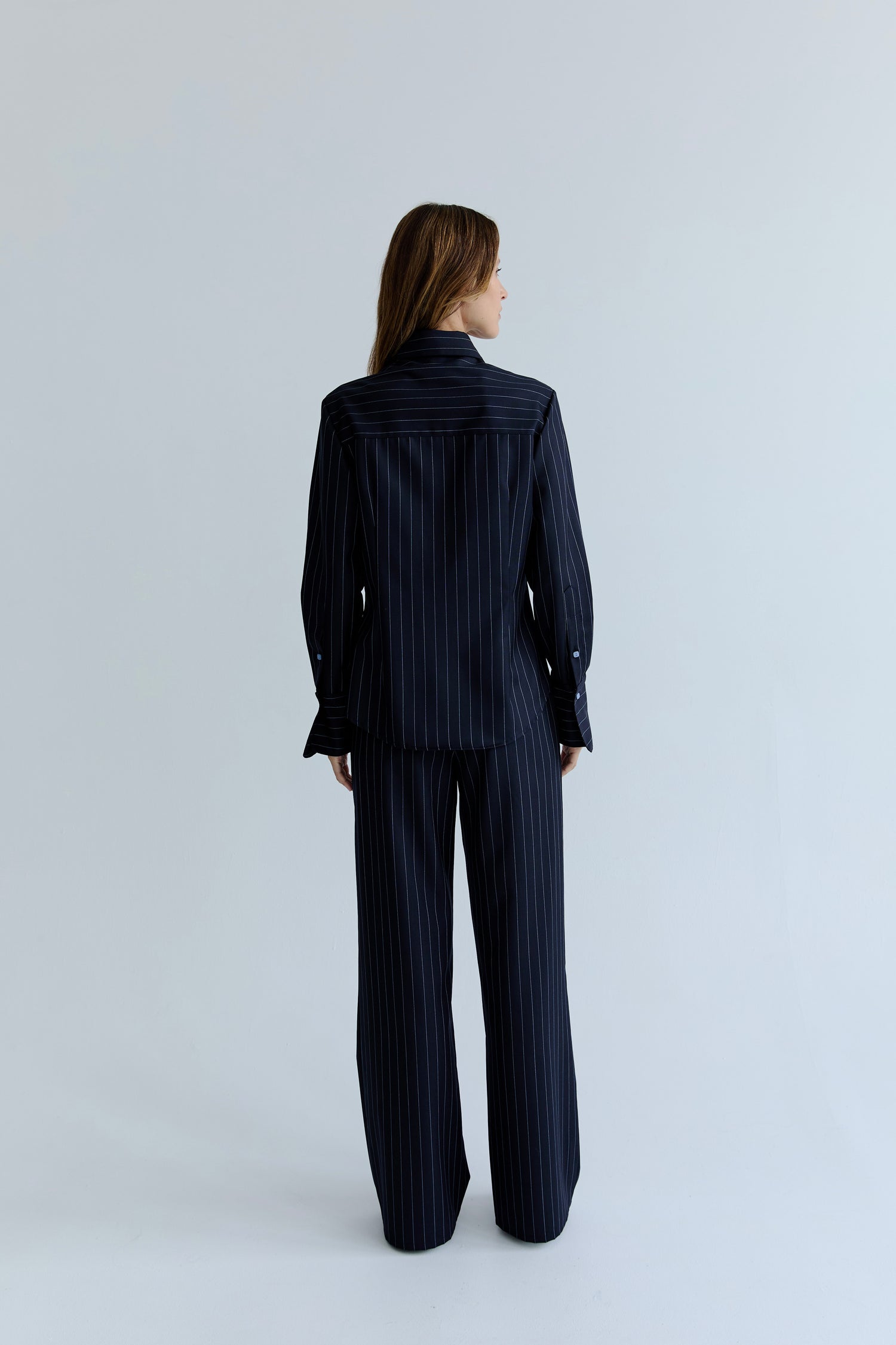 Francois Shirt - Navy Stripe