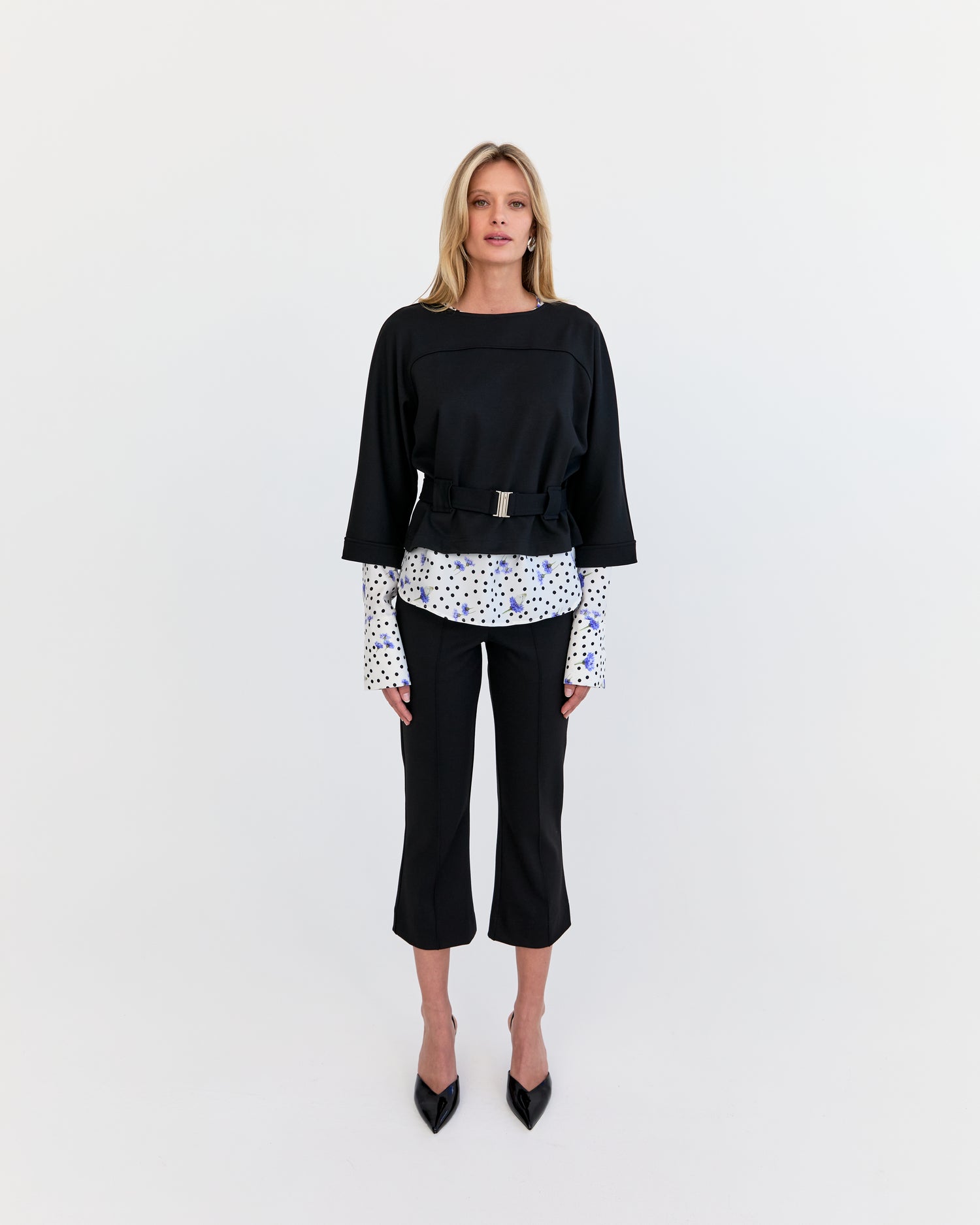 Ami Top - Black Ponte