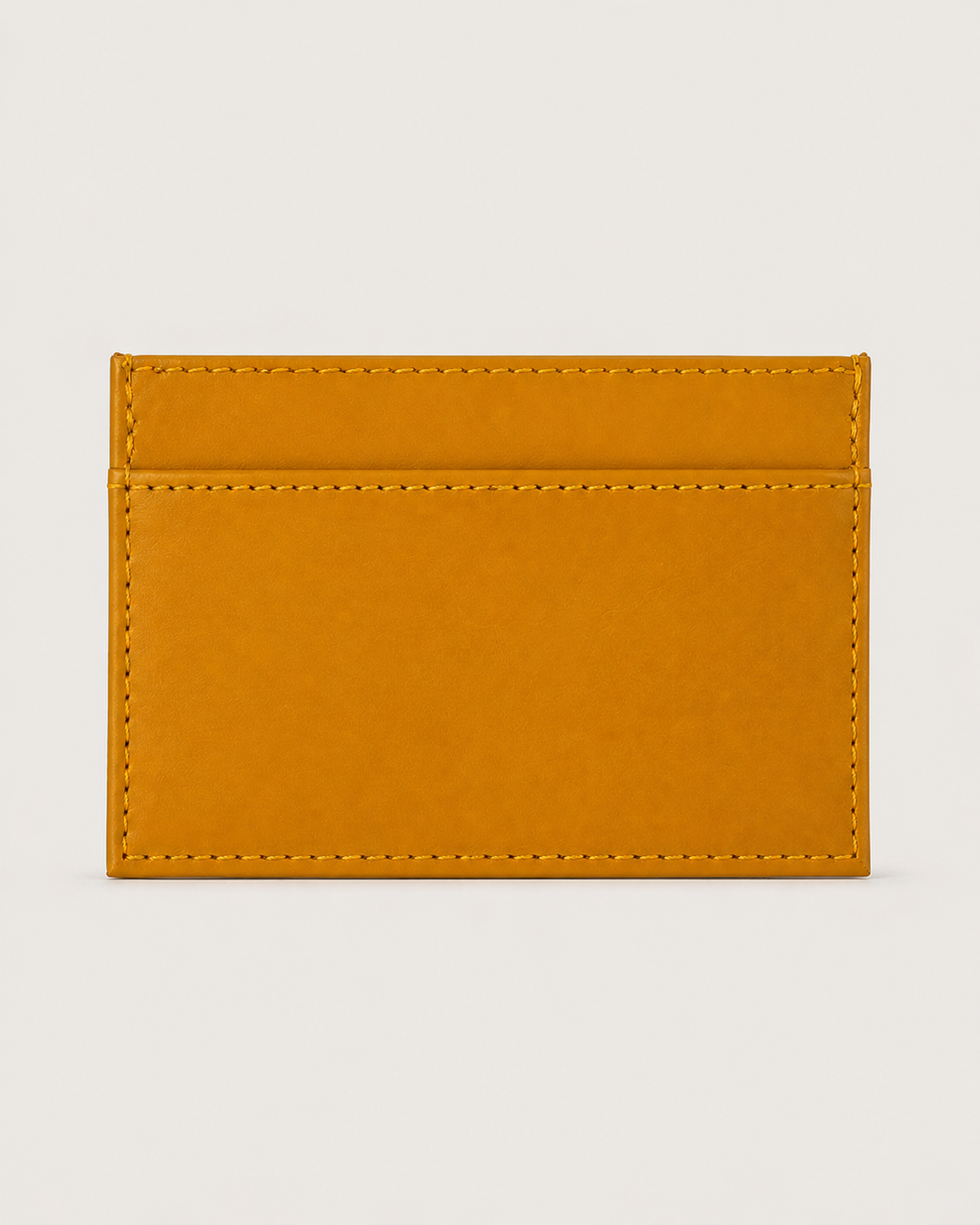 EDER Leather Card Holder - Aqua Mustard
