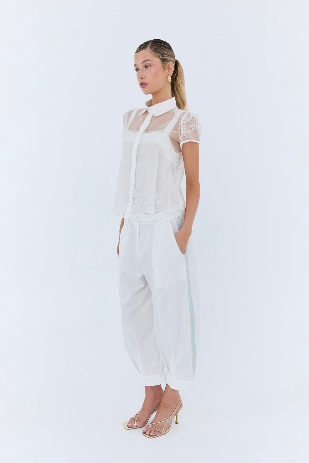 Ludovina Blouse - Floral Organza