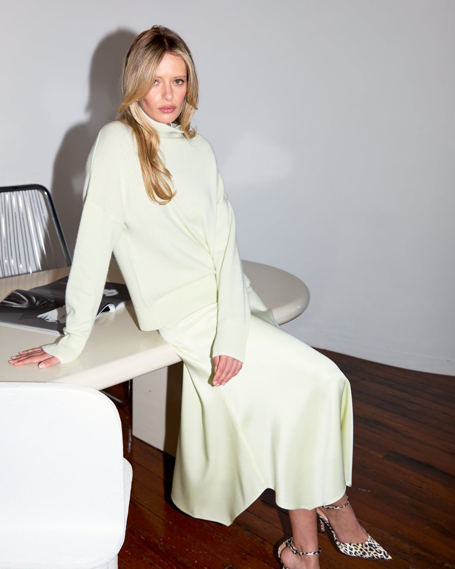 Sensuel Skirt - Lime Green