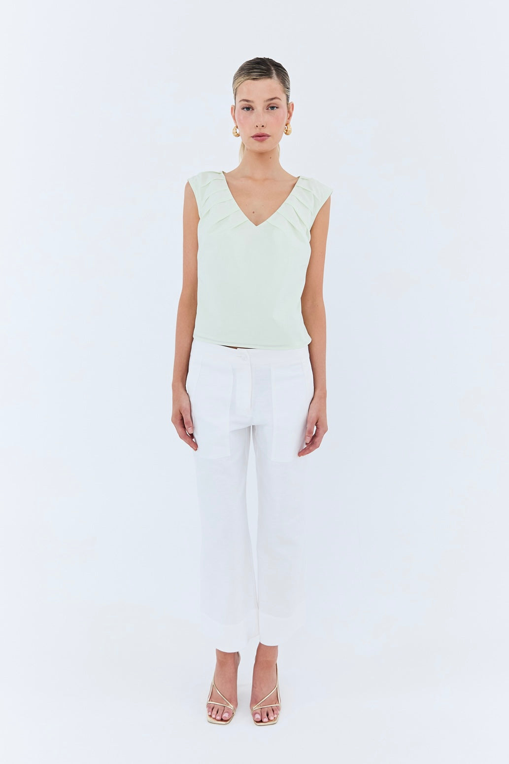 Isabelle Top - Matcha Green