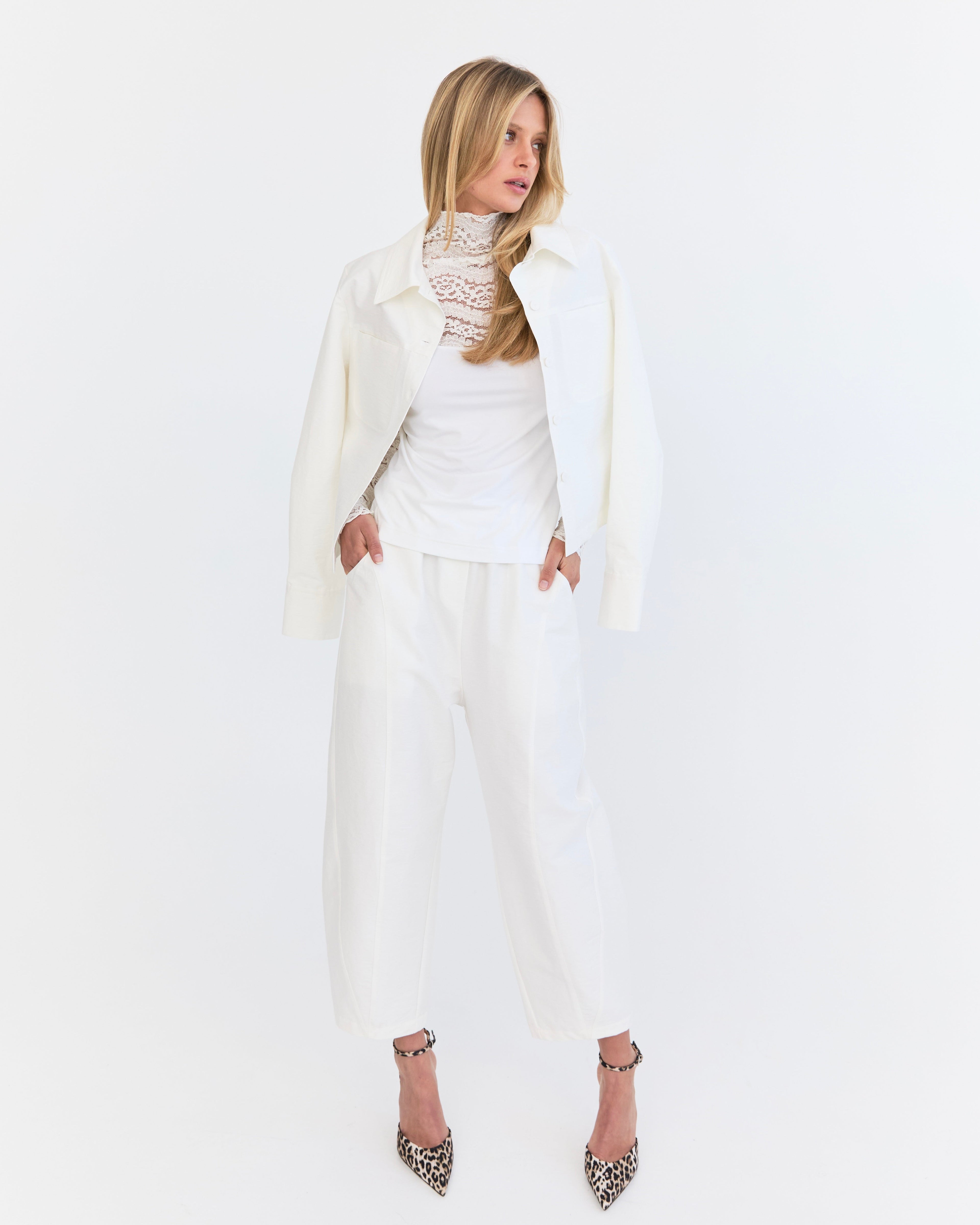 Agnes Pant - Ivory