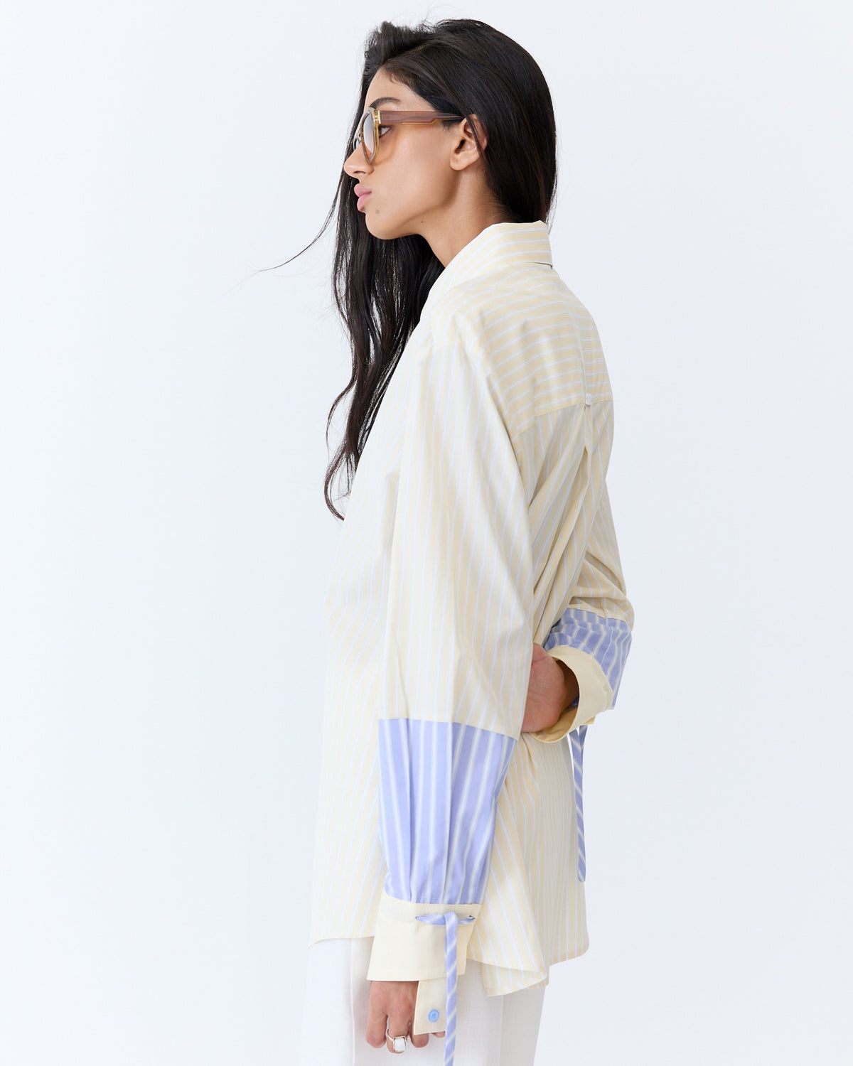 Saya Shirt - Butter Stripe