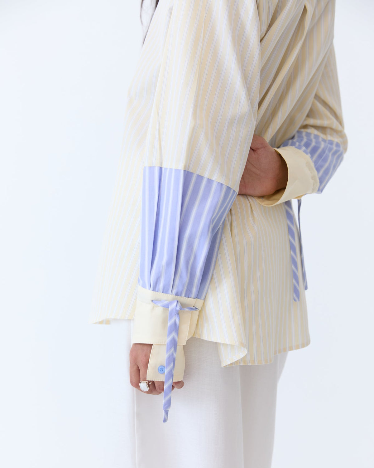 Saya Shirt - Butter Stripe