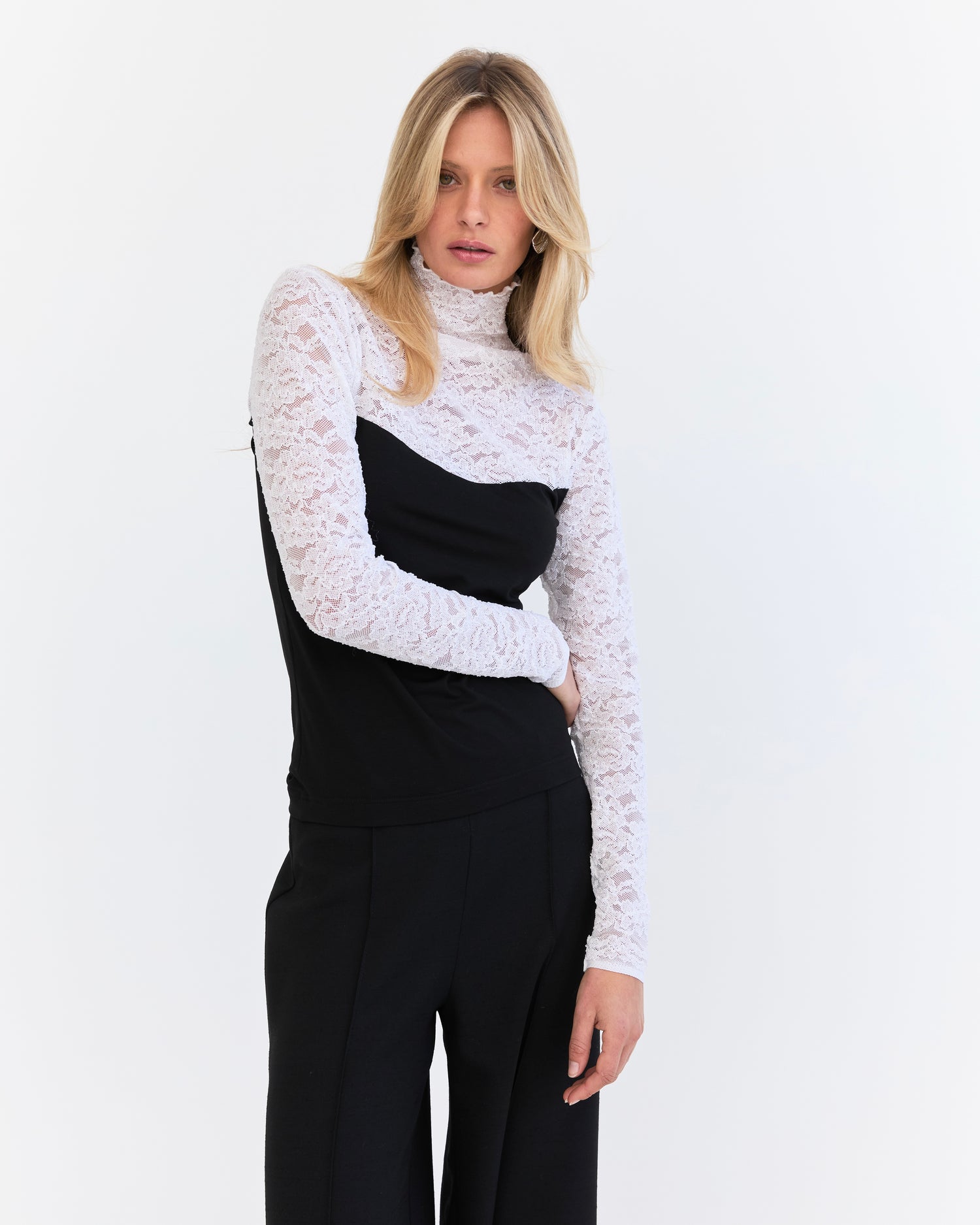 Josephine Tailored Suit Short - Black Wool