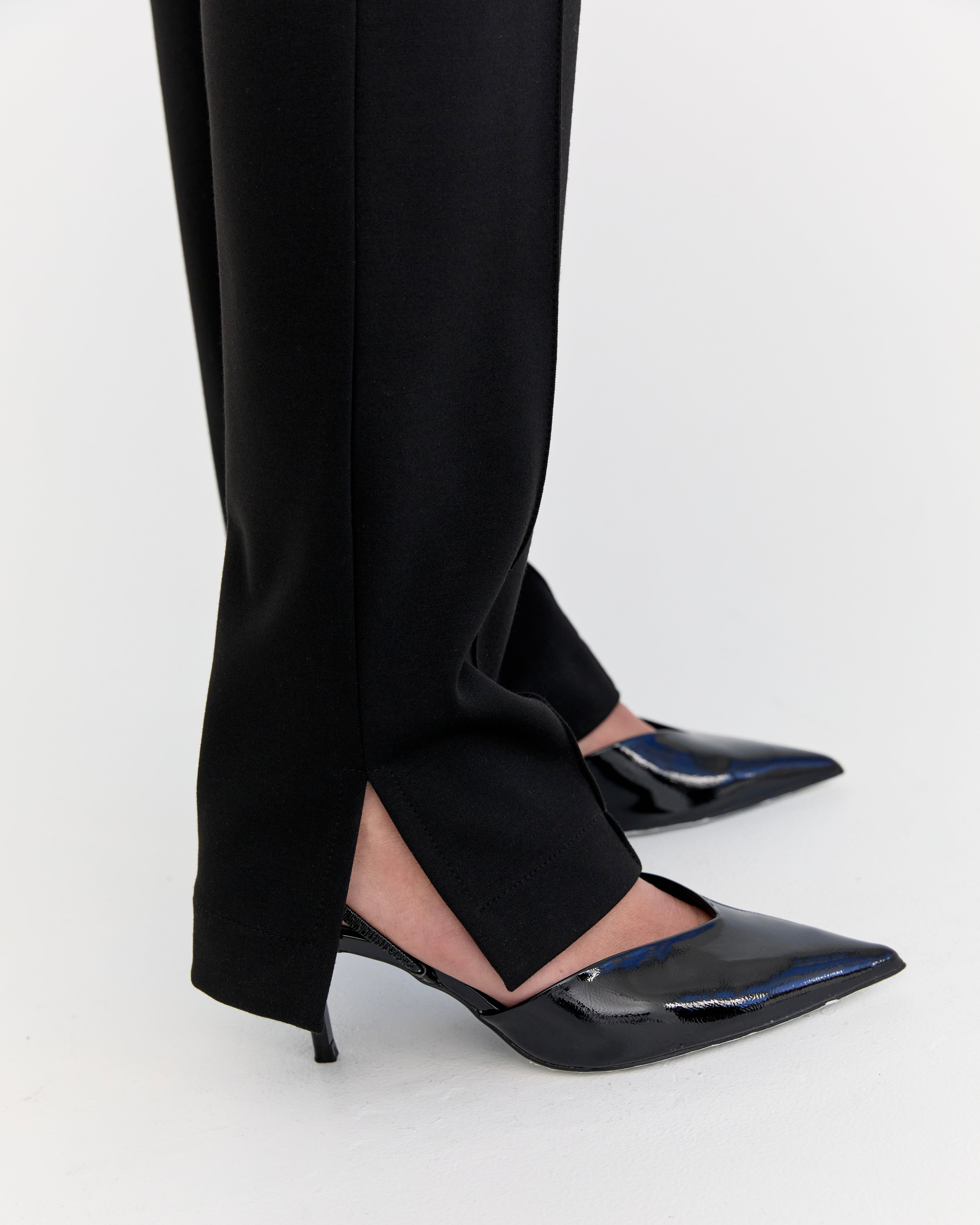 The Cigarette Pant - Black Ponte