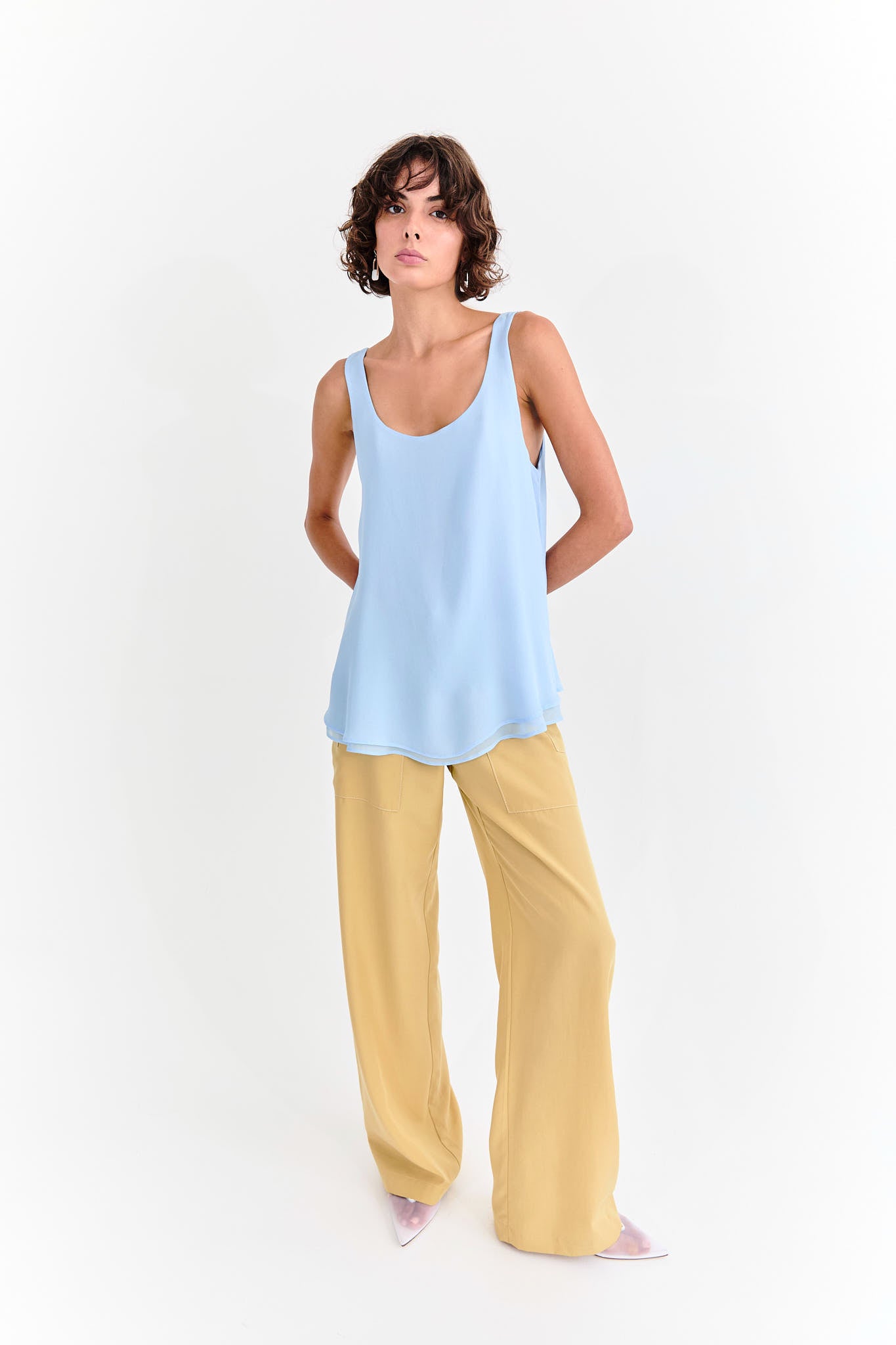 Tara Camisole - Sky Blue