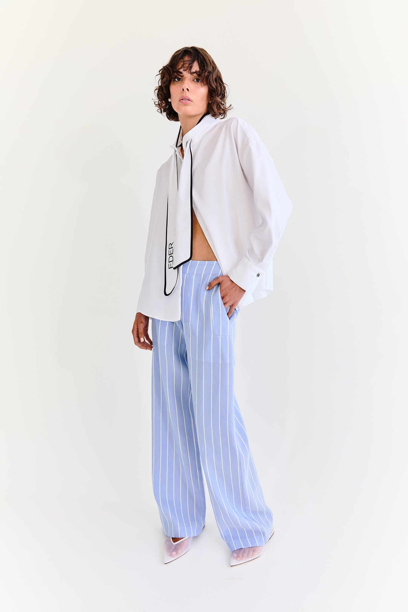 Marlene Pant - Blue Stripe