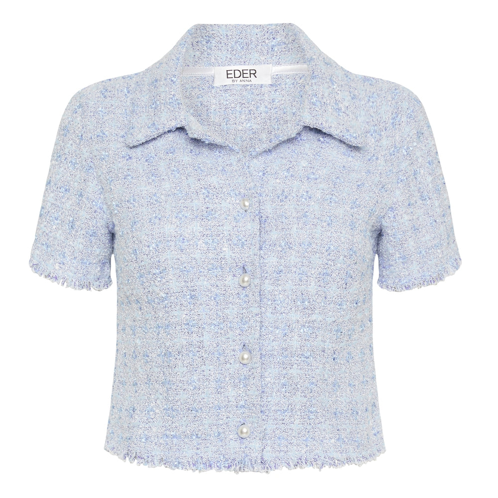 Gigi Tweed Top