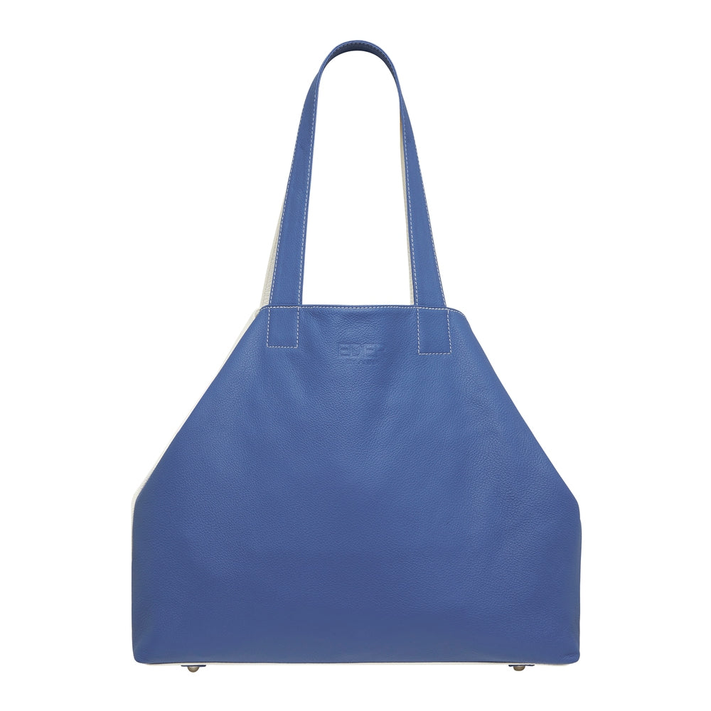 Leather Kelsie Tote White