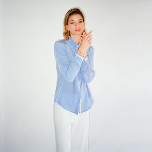 Silk CDC Basic Shirt Cornflower