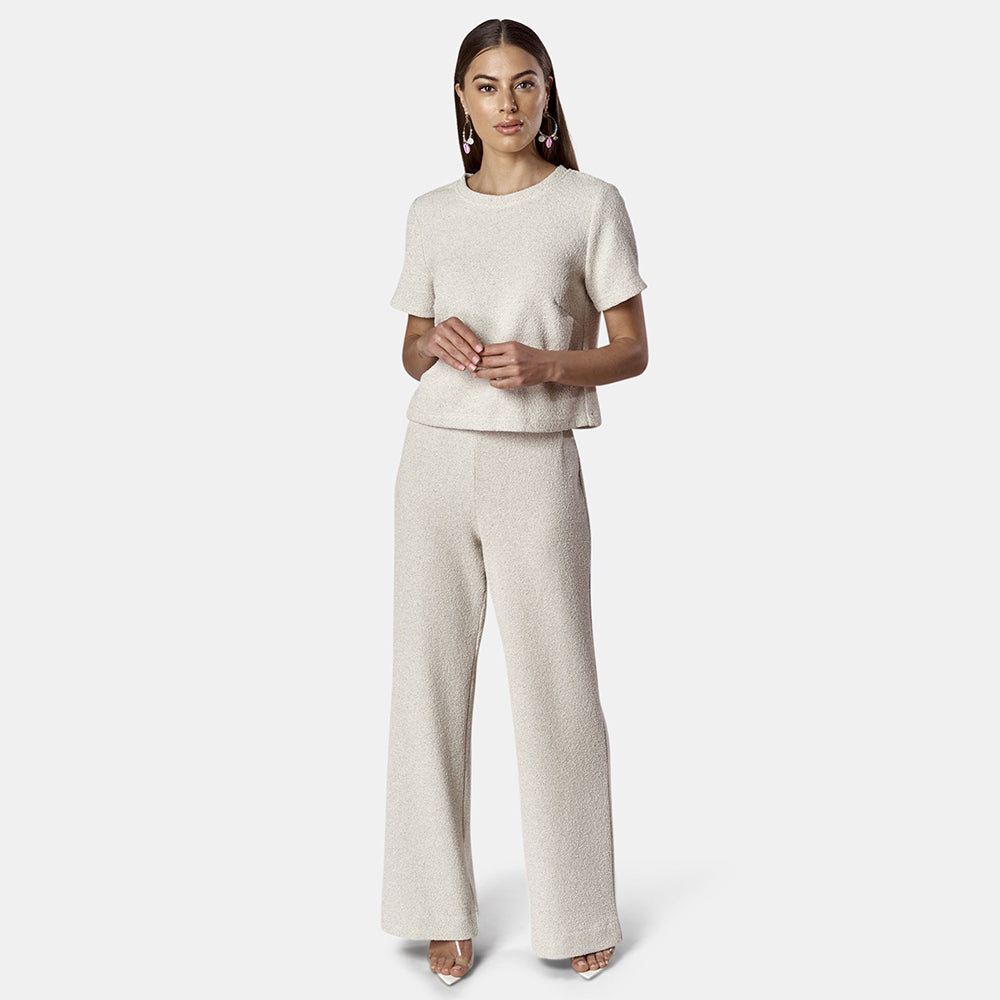 Dawn Pant Cream Tweed
