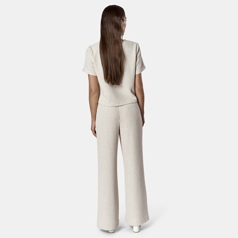 Dawn Pant Cream Tweed