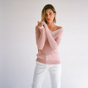 Rose Merino Mist Knit