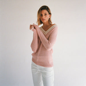 Rose Merino Mist Knit